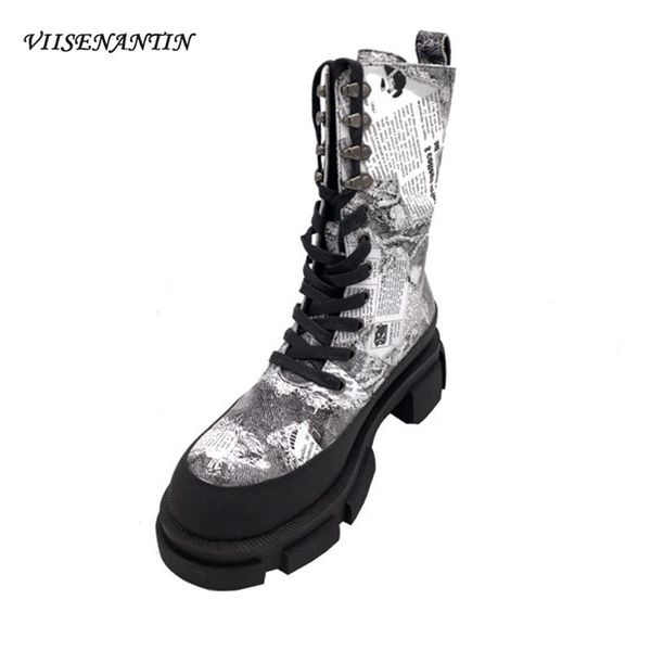 boots autumn winter fashion graffiti spaper hip-hop all-match british thick-soled strappy short female trend ankle, Black
boots autumn winter fashion graffiti spaper hip-hop all-match british thick-soled strappy short female trend ankle, Black