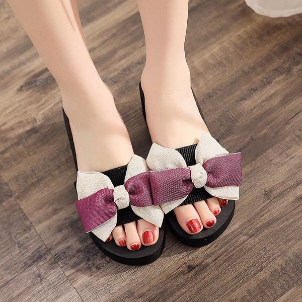 slippers sagace women sandals high heel fashion bowknot flip-flop zapatillas summer shoes open toe beach slides, Black
slippers sagace women sandals high heel fashion bowknot flip-flop zapatillas summer shoes open toe beach slides, Black