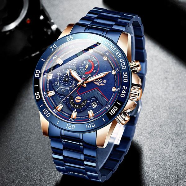 wristwatches relogio masculino 2021 mens watches lige chronograph quartz clock blue watch men waterproof wrist hardlex, Slivery;brown
wristwatches relogio masculino 2021 mens watches lige chronograph quartz clock blue watch men waterproof wrist hardlex, Slivery;brown