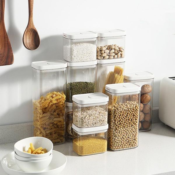 storage bottles & jars food container box home transparent grains sealed can tank sugar bowl for spices kitchen
storage bottles & jars food container box home transparent grains sealed can tank sugar bowl for spices kitchen
