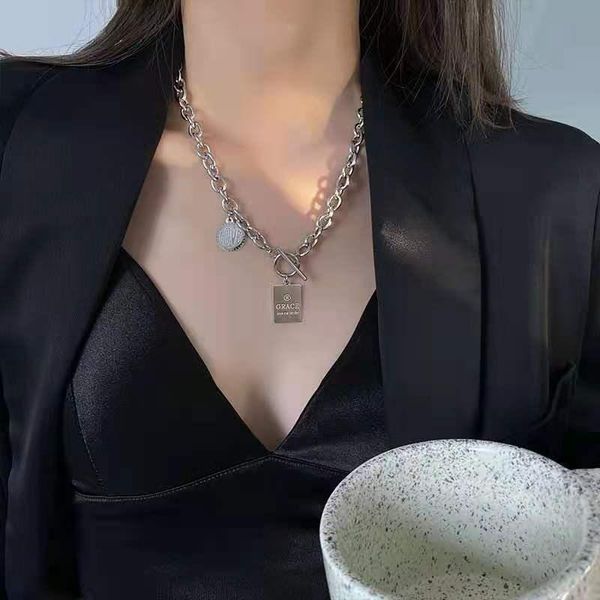chains fashion necklace hip hop choker gives men's punk pendant valentine's day gift silver chain couple jewelry cnk004
chains fashion necklace hip hop choker gives men's punk pendant valentine's day gift silver chain couple jewelry cnk004