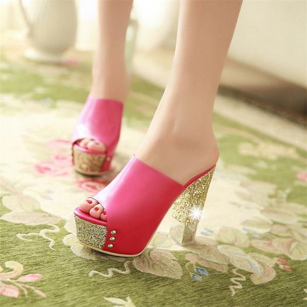 dress shoes fanyuan fashion size 32-43 gliiter high heel sandals mules ladies summer slippers platform pumps female heels woman, Black
dress shoes fanyuan fashion size 32-43 gliiter high heel sandals mules ladies summer slippers platform pumps female heels woman, Black