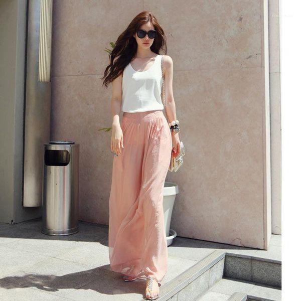 women's pants & capris 2021 spring and summer super fairy wide-leg pants, big chiffon, large-size beach loose culottes for woman, Black;white
women's pants & capris 2021 spring and summer super fairy wide-leg pants, big chiffon, large-size beach loose culottes for woman, Black;white