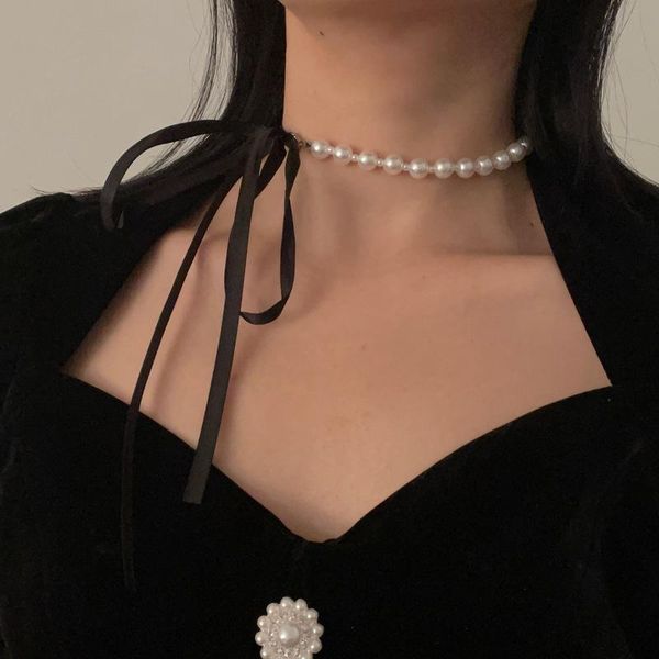 chokers korea sweet black velvet bow double necklace simple bowknot plush pearl clavicle chain collar for women lady jewelry, Golden;silver
chokers korea sweet black velvet bow double necklace simple bowknot plush pearl clavicle chain collar for women lady jewelry, Golden;silver