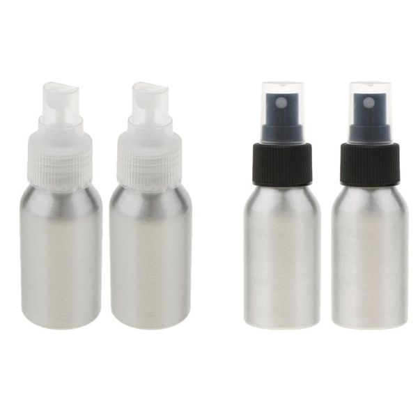 40ml mini aluminum spray bottles; water fine mist atomizer bottles (2-pack bundle), silver, travel storage & jars 
40ml mini aluminum spray bottles; water fine mist atomizer bottles (2-pack bundle), silver, travel storage & jars