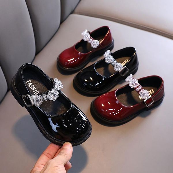 flat shoes girls fashion spring and autumn style korean soft-soled princess cute leather, Black;grey
flat shoes girls fashion spring and autumn style korean soft-soled princess cute leather, Black;grey