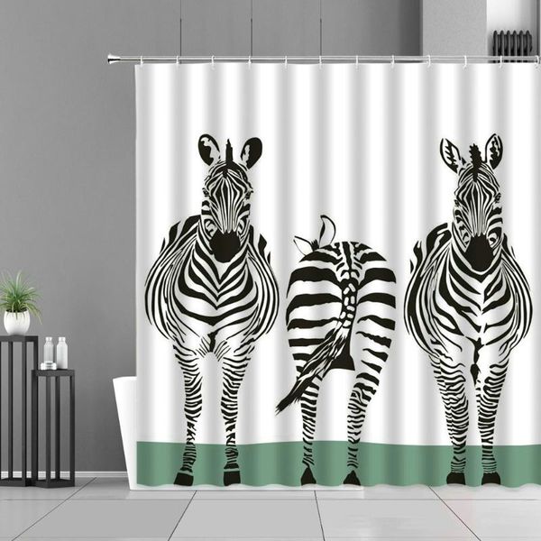 cartoon animal funny zebra shower curtain wildlife black and white stripe print waterproof bathroom curtains children room decor
cartoon animal funny zebra shower curtain wildlife black and white stripe print waterproof bathroom curtains children room decor