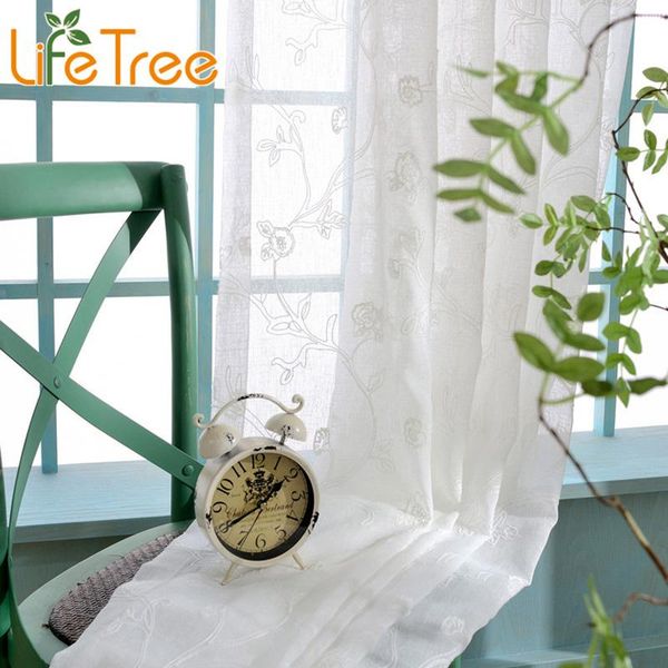 curtain & drapes white embroidery tulle curtains for living room bedroom sheer window screen custom-made
curtain & drapes white embroidery tulle curtains for living room bedroom sheer window screen custom-made