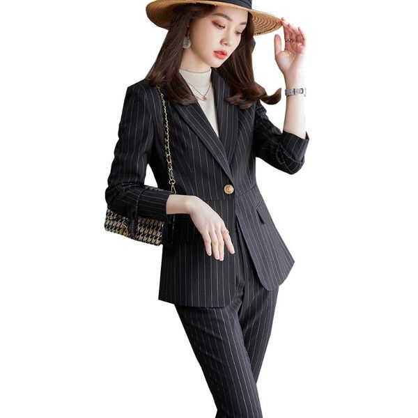women's two piece pants women orange black striped slim formal pant suit 2 set blazer for work office ladies female business jacket and, White
women's two piece pants women orange black striped slim formal pant suit 2 set blazer for work office ladies female business jacket and, White