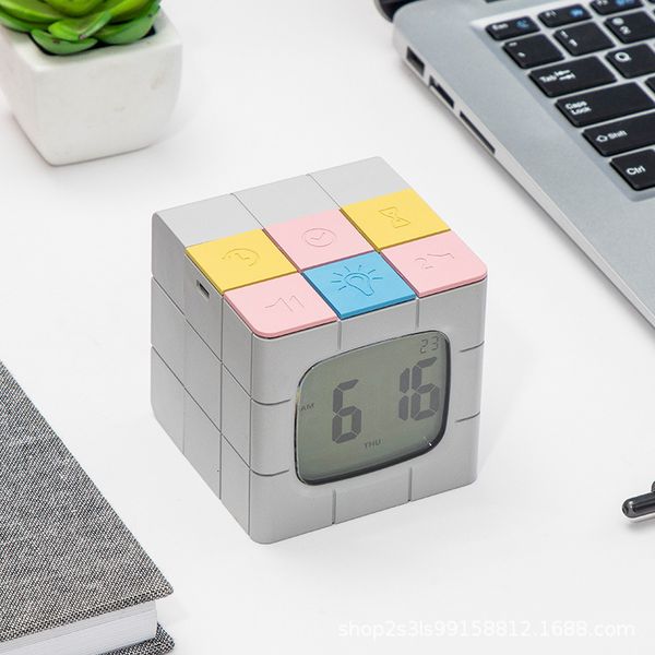 's creative magic cube children's student bedroom alarm electronic clock gift
's creative magic cube children's student bedroom alarm electronic clock gift