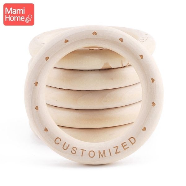 20/50pc 70*10mm maple wood ring baby teething custome name diy making bracelet necklace wooden teether nurse gift 211106
20/50pc 70*10mm maple wood ring baby teething custome name diy making bracelet necklace wooden teether nurse gift 211106