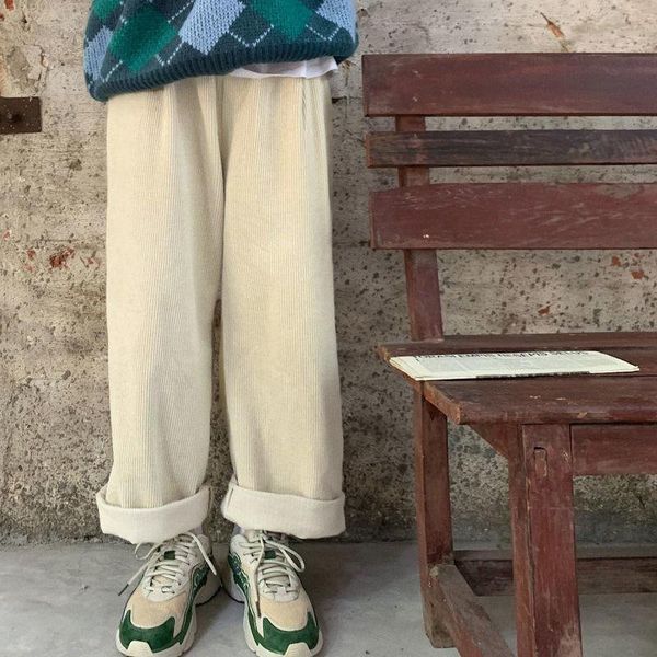women's pants & capris womens oversize retro high waist wide leg trousers corduroy harajuku students korean style couple streetwear vin, Black;white
women's pants & capris womens oversize retro high waist wide leg trousers corduroy harajuku students korean style couple streetwear vin, Black;white