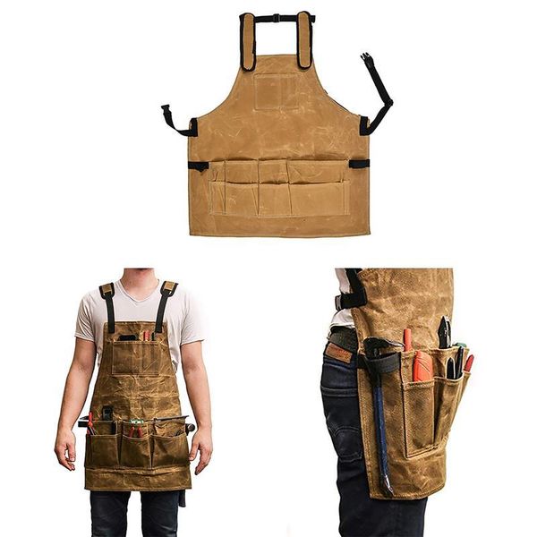woodworking apron durable goods heavy duty waxed canvas work with multi pockets for tools storage aprons
woodworking apron durable goods heavy duty waxed canvas work with multi pockets for tools storage aprons