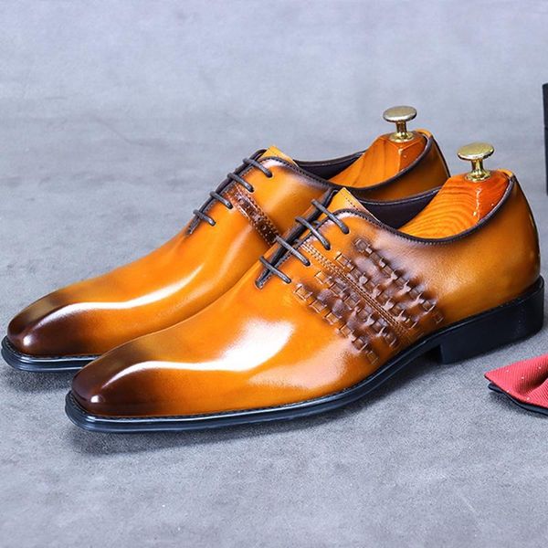 dress shoes italian square toe man handmade bridal genuine leather formal oxfords laces men's wedding party flats ss777, Black
dress shoes italian square toe man handmade bridal genuine leather formal oxfords laces men's wedding party flats ss777, Black