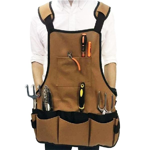 aprons durable goods heavy duty canvas work apron with tool pockets cross-back straps adjustable for woodworking painting
aprons durable goods heavy duty canvas work apron with tool pockets cross-back straps adjustable for woodworking painting