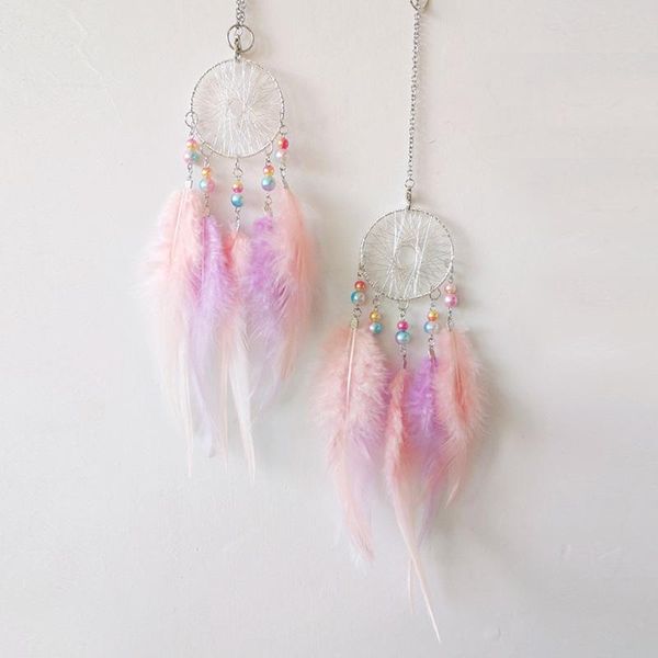 decorative objects & figurines mini dream catcher feather tassel decor car mirror lucky hanging pendant ornament home wall craft decoration 
decorative objects & figurines mini dream catcher feather tassel decor car mirror lucky hanging pendant ornament home wall craft decoration