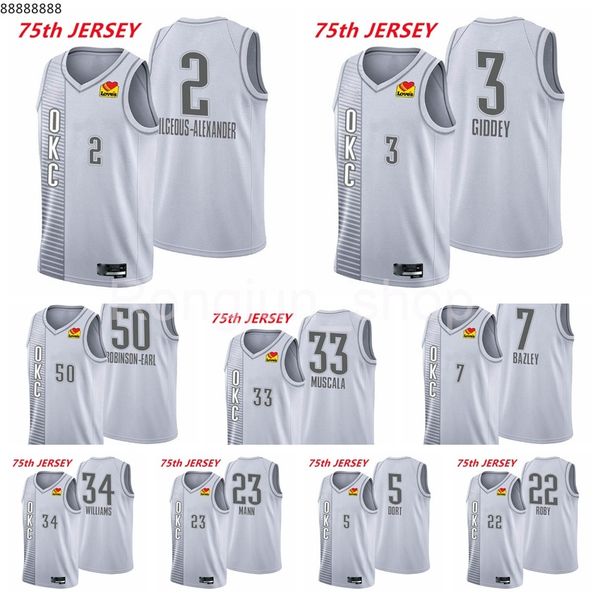 75th anniversary diamond basketball jerseys 2021/22 men printed shai gilgeous-alexander josh giddey 3 luguentz dort darius bazley robinson-e, Black;red
75th anniversary diamond basketball jerseys 2021/22 men printed shai gilgeous-alexander josh giddey 3 luguentz dort darius bazley robinson-e, Black;red