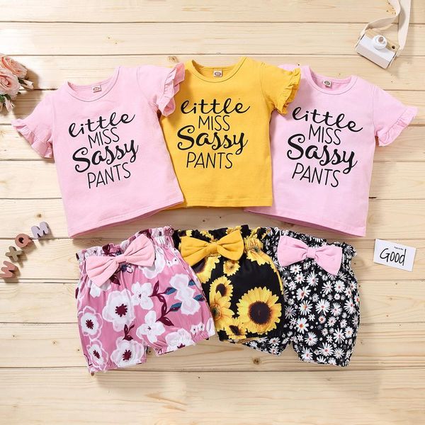 kids baby girls 18m-5t fashion 2-piece outfit set short sleeve letter print t-shirt+floral shorts clothing sets, White
kids baby girls 18m-5t fashion 2-piece outfit set short sleeve letter print t-shirt+floral shorts clothing sets, White
