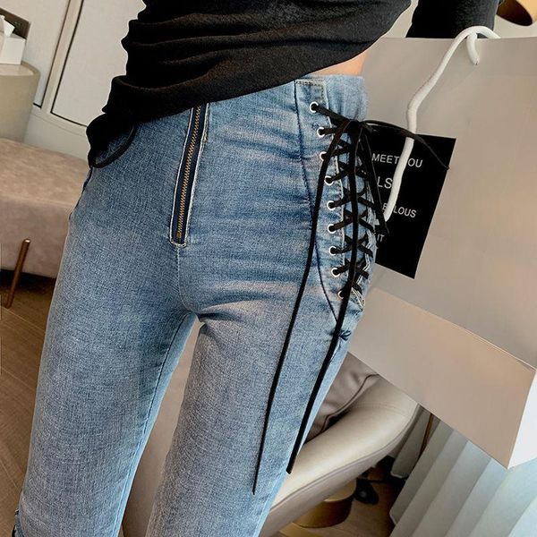 women's jeans casual elastic all-match high waist oversized women summer slim plus size pencil pants streetwear skinny stretchy, Blue
women's jeans casual elastic all-match high waist oversized women summer slim plus size pencil pants streetwear skinny stretchy, Blue