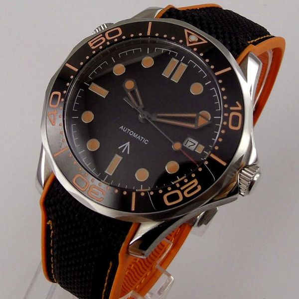 wristwatches luxury 41mm mechancial men watch sapphire glass nh35 miyota movement rubber band ceramic bezel date function, Slivery;brown
wristwatches luxury 41mm mechancial men watch sapphire glass nh35 miyota movement rubber band ceramic bezel date function, Slivery;brown