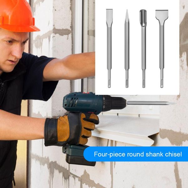 professional hand tool sets 4pcs electric hammer chisel drill set gouge concrete brick wall rock break bits masonry drilling point groove fl
professional hand tool sets 4pcs electric hammer chisel drill set gouge concrete brick wall rock break bits masonry drilling point groove fl