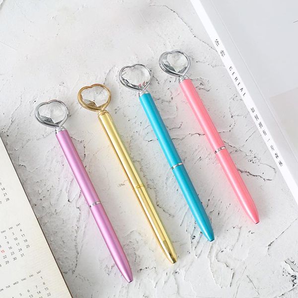 1pc creative pens diamond love ball cute 0.5mm heart for writing ballpoint school office stationery, Blue;orange
1pc creative pens diamond love ball cute 0.5mm heart for writing ballpoint school office stationery, Blue;orange