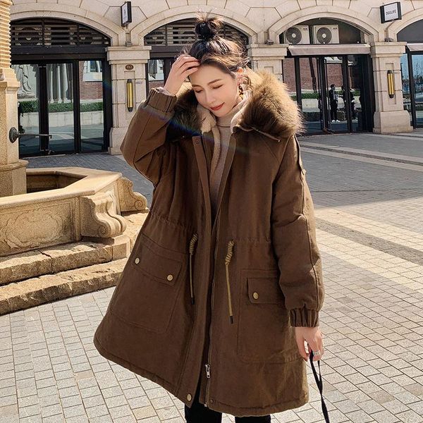 women's down & parkas 2021 autumn winter women thick fur hooded warm outdoor jackets overcoats female solid fashion zipper long outerw, Black
women's down & parkas 2021 autumn winter women thick fur hooded warm outdoor jackets overcoats female solid fashion zipper long outerw, Black