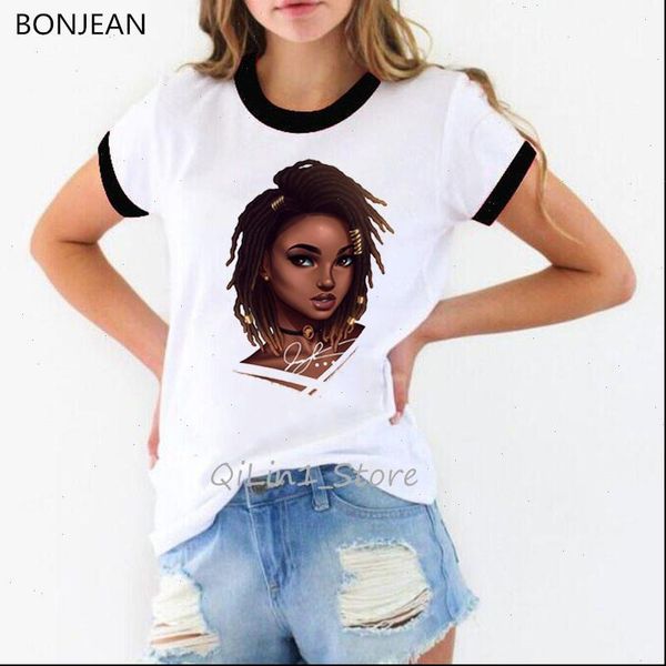 women clothes womens harajuku melanin poppin t shirt vogue black girl rock tshirt streetwear summer tees, White
women clothes womens harajuku melanin poppin t shirt vogue black girl rock tshirt streetwear summer tees, White