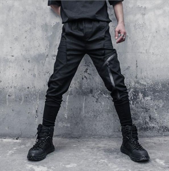 men's pants 2021 spring trendy functional casual harem korean street fashion hair stylist slim feet trousers, Black
men's pants 2021 spring trendy functional casual harem korean street fashion hair stylist slim feet trousers, Black