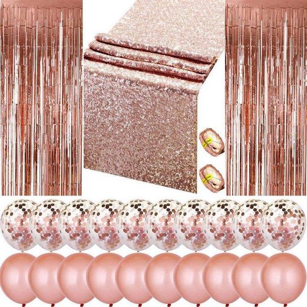 party decoration 12-inch table runner rose gold confetti balloon set birthday anniversary wedding
party decoration 12-inch table runner rose gold confetti balloon set birthday anniversary wedding