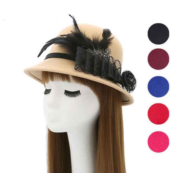 berets elegant party ladies fedoras women hat lady cap winter warm faux woolen s caps 57-58cm mom gift 04ml, Blue;gray
berets elegant party ladies fedoras women hat lady cap winter warm faux woolen s caps 57-58cm mom gift 04ml, Blue;gray