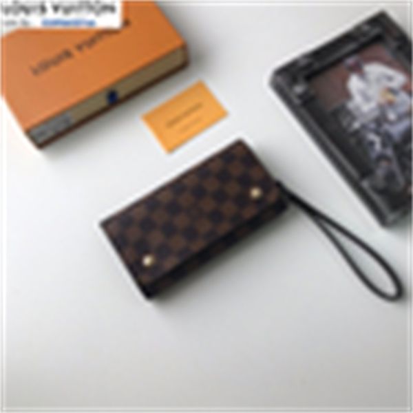 women key m58080 snap wallet brown grid brand real leather long wallets chain wallet pouches designer card holders phone luxury cases purse, Red;black
women key m58080 snap wallet brown grid brand real leather long wallets chain wallet pouches designer card holders phone luxury cases purse, Red;black