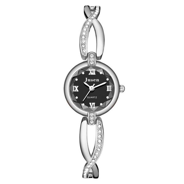 wristwatches fashion european style women watch college small fine bracelet diamond student, Slivery;brown
wristwatches fashion european style women watch college small fine bracelet diamond student, Slivery;brown