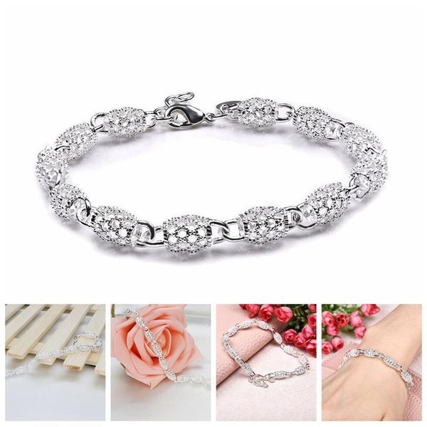 charm bracelets 1 pcs women silver color bracelet for female crystal beads bridal wedding fine jewelry gift, Golden;silver
charm bracelets 1 pcs women silver color bracelet for female crystal beads bridal wedding fine jewelry gift, Golden;silver