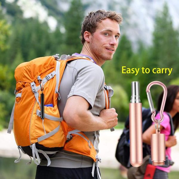 drinking straws portable stainless steel straw travel reusable with 1 brush and carry case
drinking straws portable stainless steel straw travel reusable with 1 brush and carry case