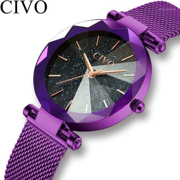 wristwatches civo women fashioh crystal quartz watches brand waterproof steel mesh strap ladies birthday gift for wife clock 2021, Slivery;brown
wristwatches civo women fashioh crystal quartz watches brand waterproof steel mesh strap ladies birthday gift for wife clock 2021, Slivery;brown