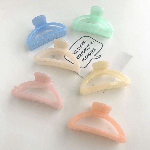 solid color semicircle hair claws women geometric hair clamp barrettes hairpin acrylic woman accessories, Slivery;golden
solid color semicircle hair claws women geometric hair clamp barrettes hairpin acrylic woman accessories, Slivery;golden