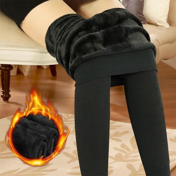 warm pants winter thickening womens leggings velvet wool fleece trousers lambskin cashmere female large size, Black
warm pants winter thickening womens leggings velvet wool fleece trousers lambskin cashmere female large size, Black