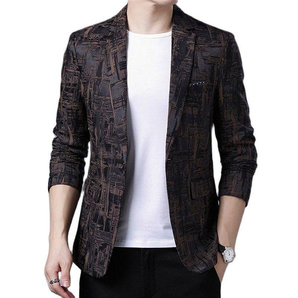 men's suits & blazers 2021 fashion mens classic print regular slim fit wedding jackets male smart casual single button business suit co, White;black
men's suits & blazers 2021 fashion mens classic print regular slim fit wedding jackets male smart casual single button business suit co, White;black