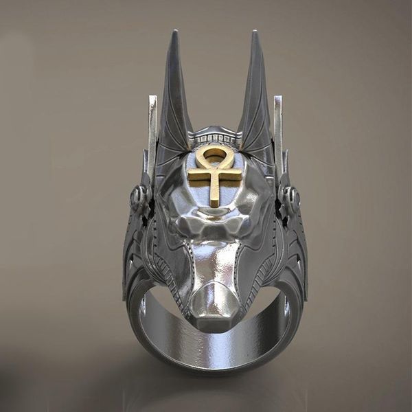 vintage trendy egyptian mythology jackal god ring for men anniversary party birthday gift jewelry cluster rings, Golden;silver
vintage trendy egyptian mythology jackal god ring for men anniversary party birthday gift jewelry cluster rings, Golden;silver