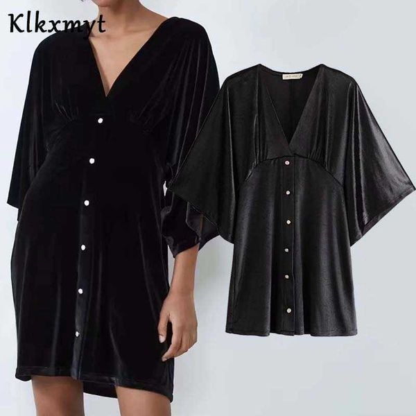klkxmyt za dress women chic fashion velvet vintage long sleeve jewelry buttons mini party dresses female vestidos mujer 210527, Black;gray
klkxmyt za dress women chic fashion velvet vintage long sleeve jewelry buttons mini party dresses female vestidos mujer 210527, Black;gray