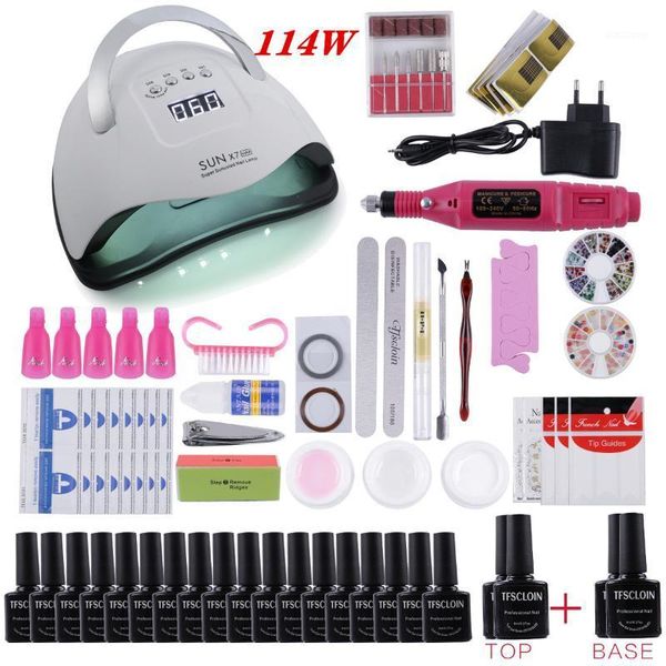 nail set uv led lamp dryer with 22/12 pcs gel polish kit soak off manicure tools electric drill art kits1
nail set uv led lamp dryer with 22/12 pcs gel polish kit soak off manicure tools electric drill art kits1