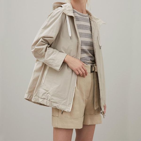women's trench coats casual fashion windbreaker 2021 spring and autumn style straight loose drawstring hooded jacket women, Tan;black
women's trench coats casual fashion windbreaker 2021 spring and autumn style straight loose drawstring hooded jacket women, Tan;black