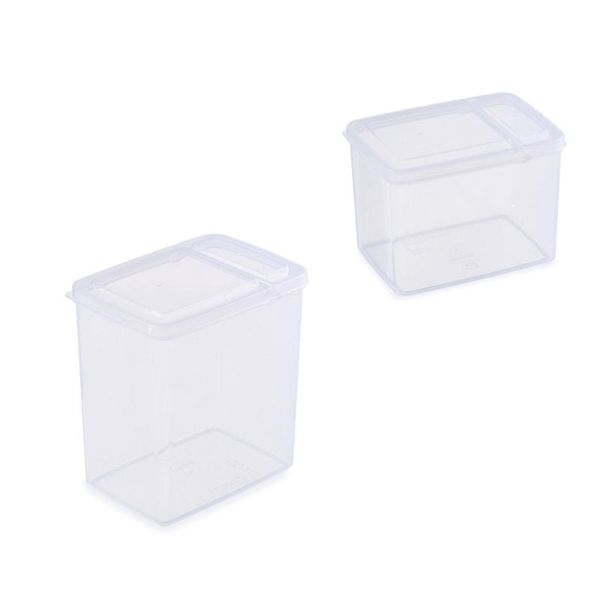 storage bottles & jars 2pcs transparent box tanks cereal containers clear food saver keepers for kitchen rice grain
storage bottles & jars 2pcs transparent box tanks cereal containers clear food saver keepers for kitchen rice grain
