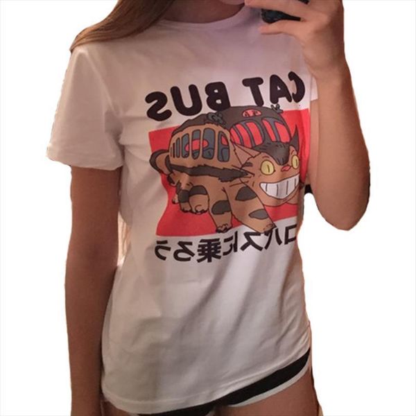 studio ghibli neighbour totoro mens ride the cat bus japanese anime t shirt white casual shirts summer, White;black
studio ghibli neighbour totoro mens ride the cat bus japanese anime t shirt white casual shirts summer, White;black
