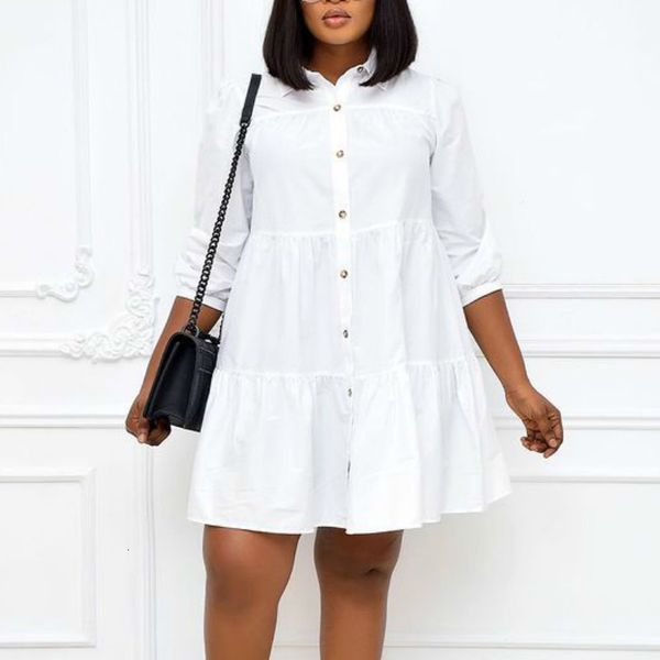 dress women mini white shirts dressed in three loose rooms button up the office elegant ladies work wear female african fashion more size vm, Black;gray
dress women mini white shirts dressed in three loose rooms button up the office elegant ladies work wear female african fashion more size vm, Black;gray