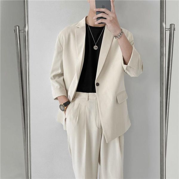 men's suits & blazers spring summer british style formal blazer men korean fashion loose casual dress jacket harajuku social suit m-2xl, White;black
men's suits & blazers spring summer british style formal blazer men korean fashion loose casual dress jacket harajuku social suit m-2xl, White;black