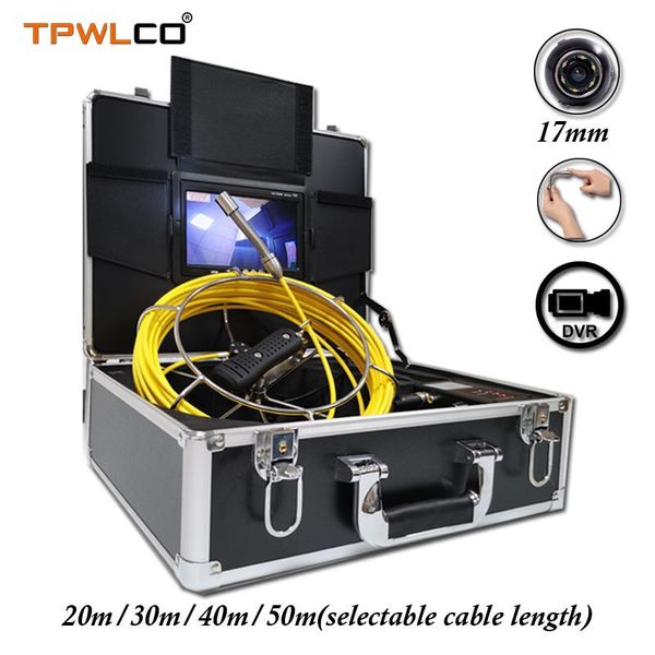 20-50m cable 7inch screen pipe inspection push camera system with dvr 17mm industrial endoscope ip cameras
20-50m cable 7inch screen pipe inspection push camera system with dvr 17mm industrial endoscope ip cameras