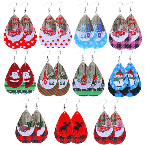christmas gift leather earrings dangle drop earrings pu leather women water drop earring party, Silver
christmas gift leather earrings dangle drop earrings pu leather women water drop earring party, Silver