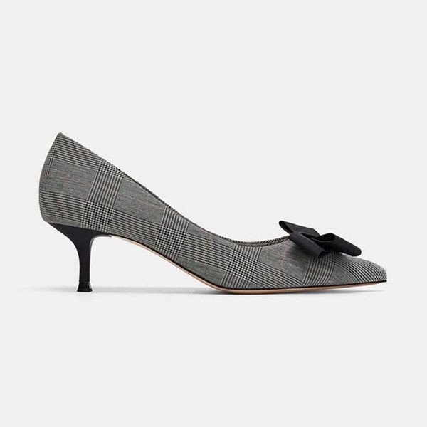 dress shoes bow women's pointy toe and canine high heels office 5cm kitten heel pumps leopard, Black
dress shoes bow women's pointy toe and canine high heels office 5cm kitten heel pumps leopard, Black